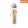 Conjunto de Talheres de Aço Inoxidável Amazon 6 Peças Bolsa de PVC Faca e Garfo Colher Transfronteiriços Faca e Garfo Colher para Bife Ocidentais Conjunto de Supermercado