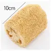 Cepillo para lavar platos de lufa natural, 8/10 cm, para uso en la cocina, elimina la grasa, limpia ollas y sartenes, y se puede usar como esponja limpiadora o paño de cocina