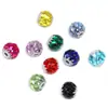 Corrente de Contas Quadradas com Garras Diamantadas Transfronteiriças, Alto Valor Estético, Luxo Leve, Bolas Simples de Pérola e Diamante, Novos Acessórios de Contas Soltas Acrílicas de Alta Resistência