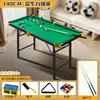 Mesa de Billar para Uso en Casa, Mini Mesa de Billar Plegable y de Altura Ajustable, Juguete para Padres e Hijos, Mesa de Billar Estilo Americano para Interiores al por Mayor