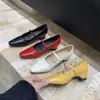 Zapatos Mary Jane de una correa, súper modernos y hermosos, estilo francés, con plataforma oculta para aumentar altura, punta fina, para mujeres petite.