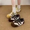 Zapatos Birkenstock retro de corte bajo con velcro para mujer, nuevos zapatos planos de ballet de verano 2026, zapatos de entrenamiento alemanes versátiles, zapatos Mary Jane