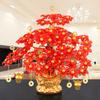 Árbol de la fortuna de cuentas hecho a mano bolsa de materiales para hacer adornos manualidades de dragón tejido diy accesorios de resina para adultos