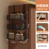 Cesta colgante para la cama, instalación sin taladro, estante de almacenamiento multifuncional para dormitorios universitarios, organizador de mesita de noche