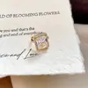 Clipe de orelha flor pérola zircônia banhado a ouro real 18k para mulheres, clipe de osso da orelha de alta qualidade sem furo, brincos vintage franceses