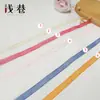 Materiales para Recorte de Bordes de Ventilador DIY: Cinta Jacquard de Perlas, Adorno de Borde de Bambú con Forma de Diamante, Cinta de los Ocho Tesoros, Adorno de Estilo Antiguo Hanfu