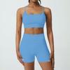Traje de Fitness para Yoga con Hilo Traje Ropa Deportiva para Correr Traje de Yoga para Montar Traje Deportivo de Dos Piezas Traje de Ropa Interior