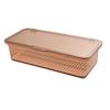 Caja de Almacenamiento a Prueba de Polvo para Palillos Transparente con Tapa Jaula para Palillos con Drenaje Cuchara Cocina Limpieza del Hogar Conveniente Fabricante Venta al por Mayor