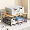 Estante de Almacenamiento para Impresora para Uso en Oficina y Hogar, Estante de Colocación de Copiadora de Múltiples Niveles, Estante de Almacenamiento de Papel A4 Extraíble para Escritorio