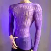 Lobe Ropa Interior Sexy de una Pieza Atuendo de Malla Pura Tentación Sexy Tentación Sexi Malla Abierta en la Entrepierna Medias Uniforme Conjunto de una Pieza Tallas Grandes para Hombre