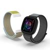 Relógio Fitbit Versa4/3 com pulseira esportiva inteligente Sense Smart, pulseira de velcro e alça de nylon