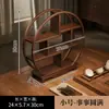 Mesa de Chá de Madeira Maciça Porta-Armazenamento Sala de Chá Chinesa Mesa de Trabalho Porta Bogu Pequeno Bule Conjunto de Chá Armazenamento de Xícaras de Chá Exibição Ornamentos