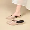 Sandalias de verano cruzadas para mujer, estilo slip-on, con diseño de punta media, tacón de cuña para mayor altura, suelas antideslizantes y adornos de cristal, perfectas para uso casual