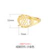 Anillo de Plata Esterlina 925 Montura Vacía para Hombre y Mujer Patrón de Dinero DIY Montura de Plata Ámbar Conformable Turquesa Soporte para Anillo Pixiu