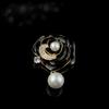 Moda alto padrão sensação montanha CHA flor broche pequeno fragrância requintado flor corsage feminino novo explosão pino terno acessórios