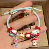 Pulsera de Dibujos Animados de Gato Kt Retro Linda Tarta de Manzana Personalidad Infantil Moda Diseño Simple Pulsera Versátil