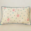 Funda de almohada para niños de gasa de doble capa 100% algodón 30x50 juego de dos, funda para relleno de almohada de estudiante 100% algodón 40x60