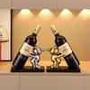 Ornamentos de Adega de Vinho Tinto Urso de Cerâmica Luxo Acessível Sala de Estar de Alto Nível Entrada de Casa Sala de Jantar Aparador Armário de TV Decorações de Armário de Vinhos