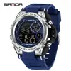 Reloj Electrónico Marca Sanda para Adolescentes y Estudiantes, Reloj Deportivo Multifuncional, Resistente al Agua 50m, Luminoso, Reloj con Pantalla Individual Personalizable