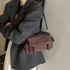Bolso de Axila Retro de Alta Gama Transfronterizo para Mujer 2025 Nuevo Bolso Cuadrado Pequeño de Gamuza Correa Ancha para el Hombro Bolso Cruzado de un Solo Hombro