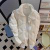 Abrigo acolchado de algodón rombo retro americano otoño e invierno Nuevo para pareja holgado talla grande combinable impermeable top