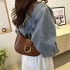 Bolso de Hombro para Mujer 2024 Primavera y Verano Nuevo Moda para Ir al Trabajo Simple Elegante Hermoso Suave Elegante Bolso Sobaco Moderno
