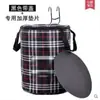 Cesta de Tela Plegable para Bicicleta, Cesta Delantera con Cubierta, Cesta Colgante de Lona Impermeable, Cesta Delantera para Patineta y Scooter Eléctrico