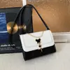 Bolso de Mujer de Alto Valor 2025 Nuevo de Moda Colorido Bloque de Color Versátil Pequeño Cuadrado Gran Capacidad Estilo Ins Bolso de Hombro