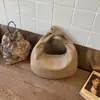 Bolso de Mano Plegable Estilo Coreano Retro para Mujer 2026 Primavera Nuevo Bolso de Hombro de Gama Alta Bolso de Mano de Moda