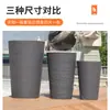 Maceta redonda de plástico grueso de resina, extra grande, para balcón, para pájaro del paraíso, Monstera, maceta transpirable, venta al por mayor