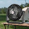 Ventilador de camping al aire libre transfronterizo luz tienda de campaña se puede colgar ventilador pequeño gran capacidad velocidad continua ventilador de carga iluminación