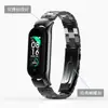 Adecuado para correa de Xiaomi Mi Band 56, Pulsera de Acero Inoxidable Sólido de Tres Eslabones con Estructura de Hebilla a Presión y Caja Metálica, Directo del Fabricante