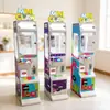 Máquina de Garra Pequeña Vertical para un Jugador, Máquina de Garra de Mesa Pequeña Comercial Operada por Monedas para un Jugador para Dejar Caer y Lanzar Juguetes de Garra, Directo de Fábrica