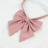 Uniforme JK Estilo College Cor Sólida Estudante Feminina Gravata Borboleta Uniforme Escolar Estilo Japonês Terno Seikan Gravata Borboleta Raízes Vermelhas