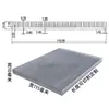Disipador de Calor de Aluminio de Alta Potencia Ancho 100~119mm Disipador de Calor para Placa Base Disipador de Calor Electrónico