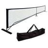 Rede de Pickleball de 6,7 metros, tubo de ferro, estrutura para rede de pick ball com rodas, poste para rede de tênis de jogo ao ar livre