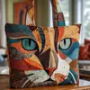 2026 Site Independente Transfronteiriço Amazon Nova Bolsa Tote Acolchoada com Estampa Digital Casual para o Dia a Dia Bolsa de Algodão