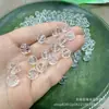 Pequena Coleção de Acessórios de Cristal Branco, Joias e Acessórios DIY