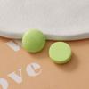 Parches Redondos de Media Pastilla de Colores Macaron Zhentu de 16 mm, Accesorios DIY para Fundas de Teléfono de Mujer, Pendientes y Materiales Hechos a Mano