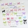Accesorios para Uñas de Moño Color Mixto Cinta de Lazo Resina Decoración de Uñas Portátil Accesorios para Uñas de Diamante Venta al por Mayor