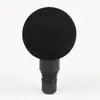 Em stock fascial gun massagem cabeça acessórios home fitness massagem silicone acessórios pp plástico fascial gun massagem cabeça