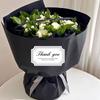 Pegatinas de Agradecimiento en Inglés, Bolsa de Regalo con Camelia, Etiquetas para Empaque de Flores, Pegatinas de Sellado, Pegatinas de Ramo Sencillo Estilo Ins