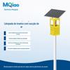 Lâmpada mata-insetos de sucção por vento solar para exterior Pomar Jardim de Chá estufa interna agrícola captura de insetos lâmpada mata-insetos