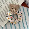 Lindo Oso de Peluche de Dibujos Animados Cuerda para el Cabello Infantil Cuerda para el Cabello de Conejo Accesorios para el Cabello de Alta Elasticidad Duraderos Adorno para la Cabeza