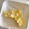 Pinza para el pelo de verano estilo ins con bloques de color para mujer, pasador lindo de lunares japoneses para niña, pinza de tiburón grande para recogidos.