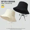Sombrero de Pescador Versátil Estilo Coreano para Mujer Sombrero de Cubo con Protección Solar para Mujer Sombrero de Cuenca Adelgazante para Cara Primavera Verano Sombrero de Protección Solar con Cubierta Facial