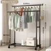 Perchero Simple de Pie para Ropa para el Hogar Interior Balcón Tendedero Barra Colgante Perchero Dormitorio Dormitorio Perchero