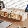Caja organizadora de cables de datos de escritorio, organizador de cargador de teléfono y cable de alimentación, caja de gestión de cables, hub y organizador de compartimentos - un artículo imprescindible para ordenar tu escritorio