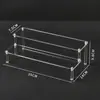 Suporte Transparente de Exibição de Figuras a Pronta Entrega Transfronteiriço, Suporte de Exibição de Colares, Estilo Minimalista em Acrílico, Suporte de Exibição em Escada de Acrílico