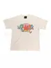 Marca Nueva Transfronteriza de Moda SYNA WORLD Camiseta de Manga Corta Estampada con Letras Hip Hop Streetwear Americano Verano Nuevo para Hombre